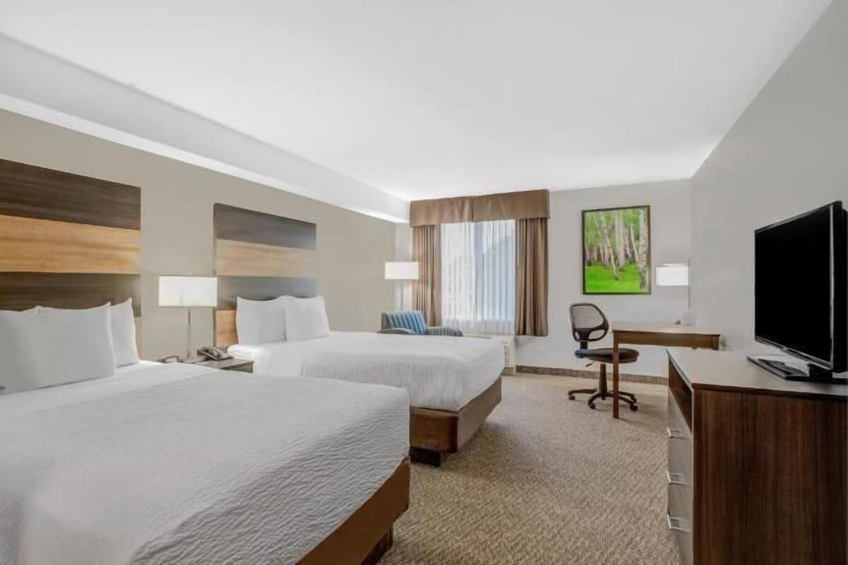 Coffre-fort, bureau, fer et planche à repasser, lit de bébé (gratuit)