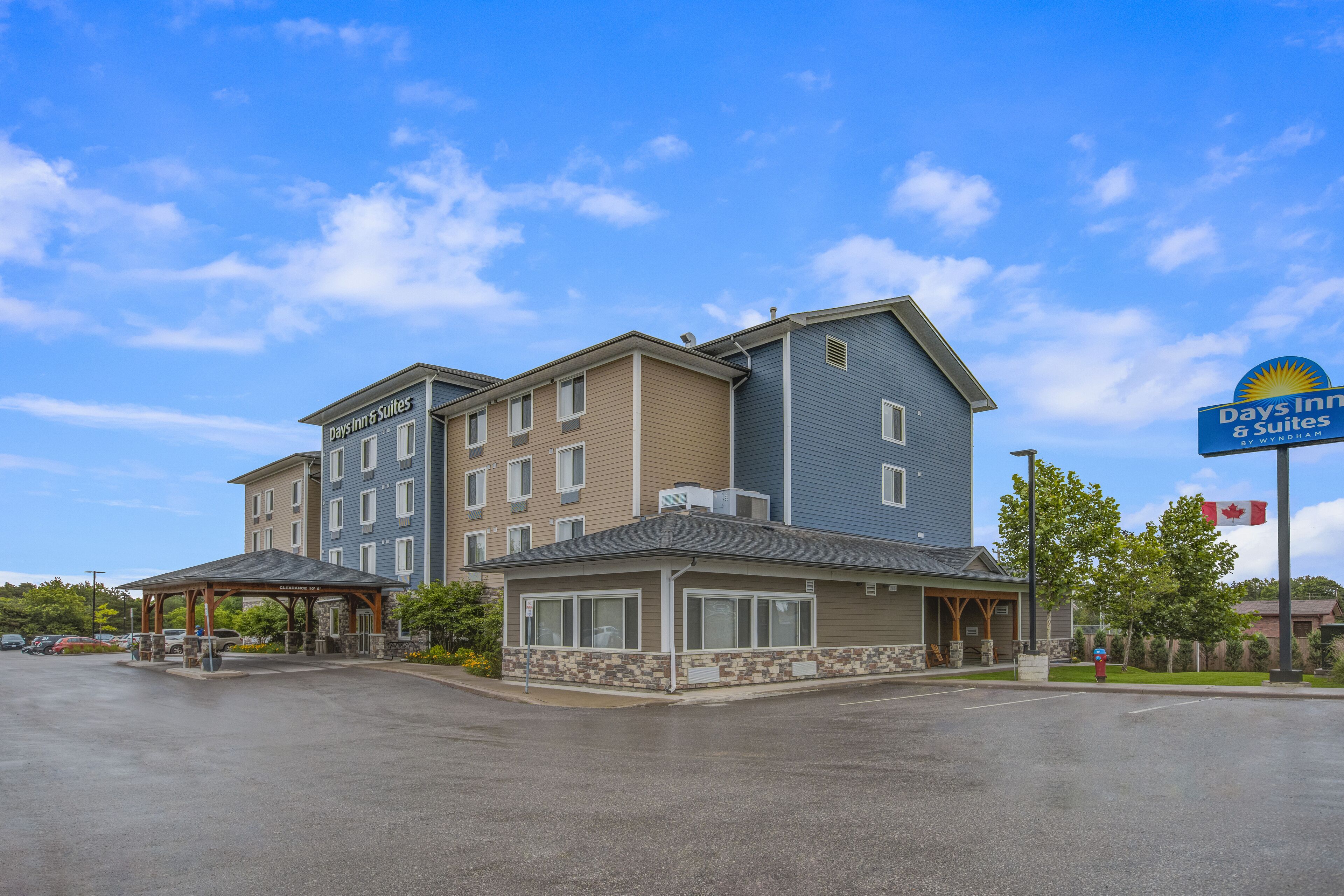 Façade de l’hébergement