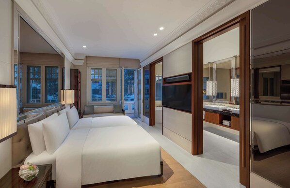 Heritage Room Twin | Sábanas italianas Frette, ropa de cama de alta calidad y edredón 