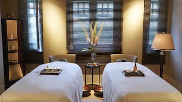 Couples treatment room(s), steam room, body treatments, aromatherapy
