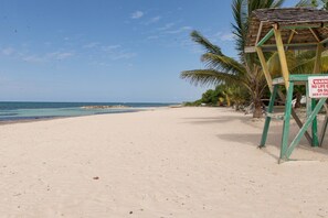 On the beach