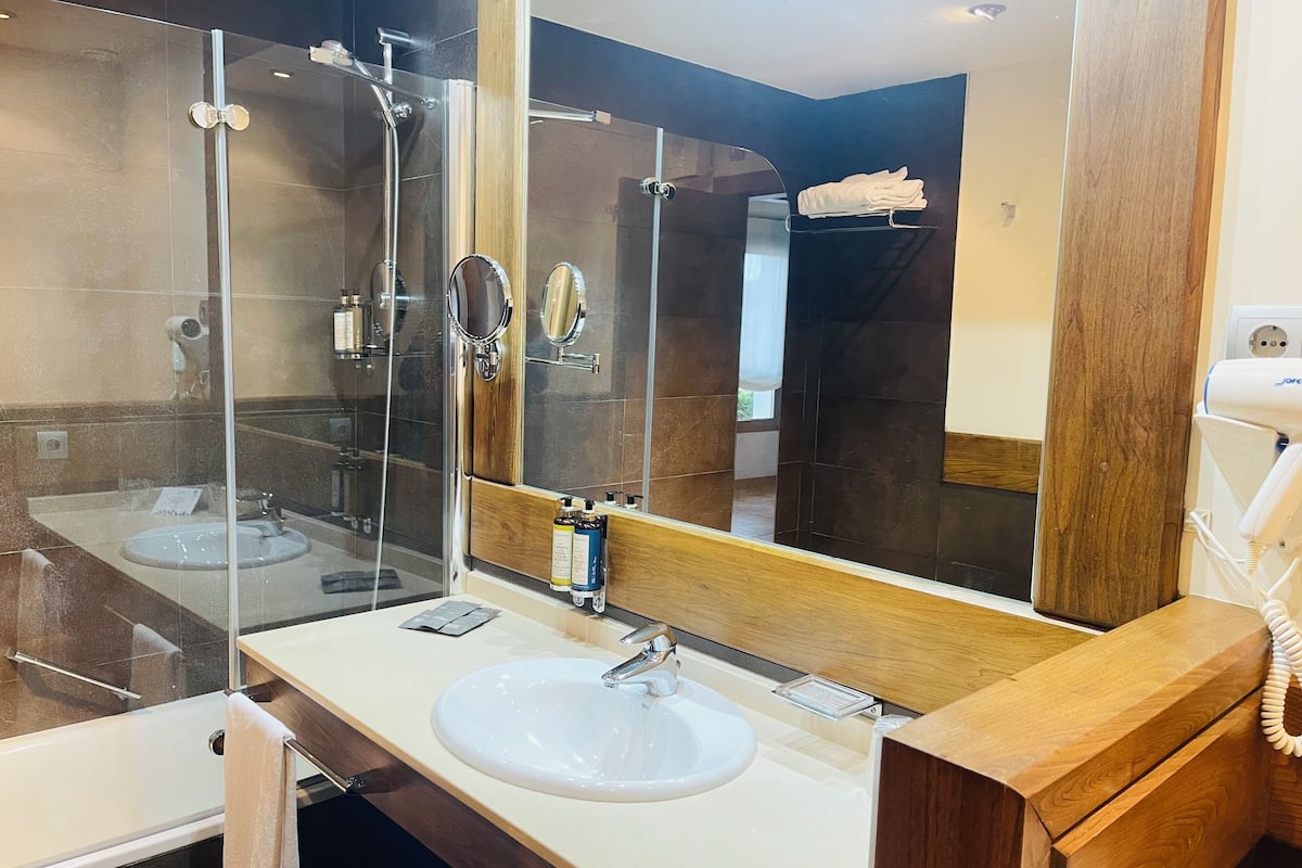 panoramic double room, mountain view (nature panoramic) | premium bedding, minibar, in-room safe, desk