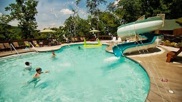 Indoor pool, seasonal outdoor pool