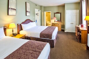 Superior Room, 2 Double Beds | Premium bedding, iron/ironing board, free WiFi, bed sheets