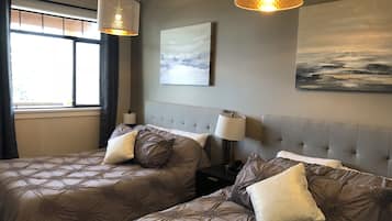 Premium-Doppelzimmer, Meerblick | 1 Schlafzimmer, hochwertige Bettwaren, Schreibtisch
