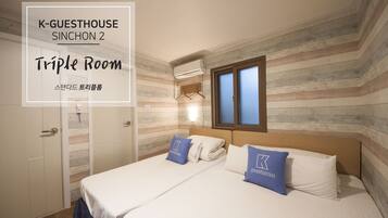 Standard-Dreibettzimmer | Schreibtisch, kostenloses WLAN