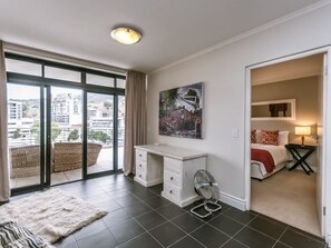 Apartment, 1 Double Bed | Living area | Flat-screen TV, video-game console