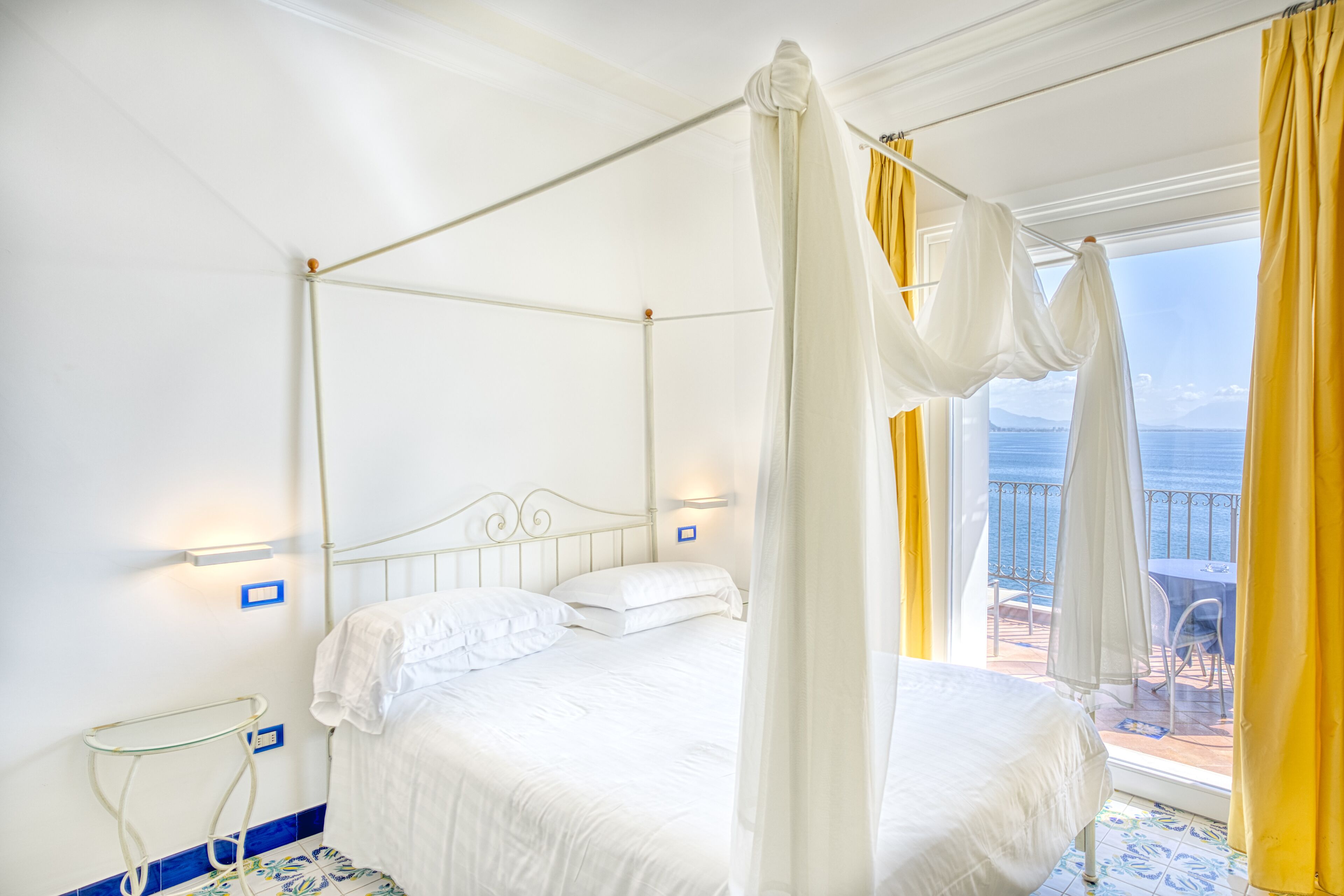 deluxe room, 1 bedroom, terrace, sea view | 1 bedroom, minibar, in-room safe, desk