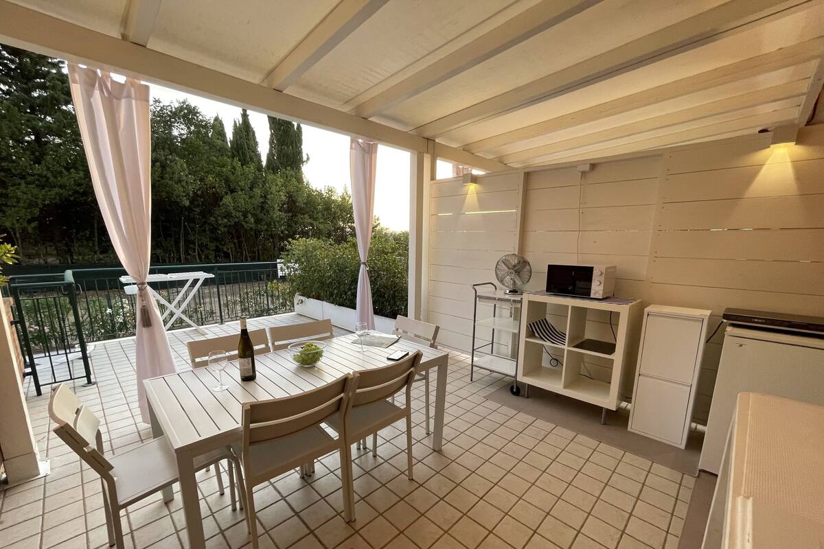 Superior villa, 3 slaapkamers, en-suite badkamer, uitzicht op stad | Privékeuken