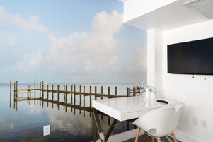 In-room safe, desk, laptop workspace, blackout curtains