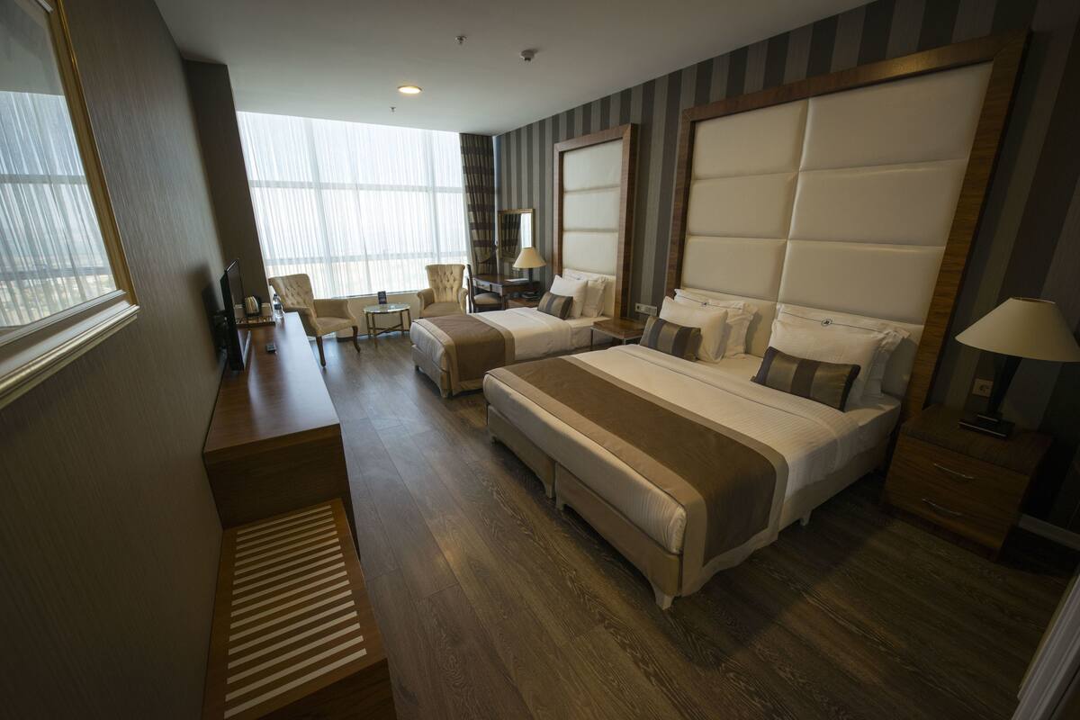 Deluxe Double Room, 1 Bedroom, City View | Premium bedding, in-room safe, desk, rollaway beds (surcharge)