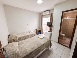 Standard duplo | Minibar, free WiFi, bed sheets - Hotel Marajá (Uberlandia)