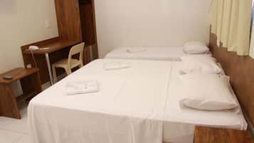 Frigobar, Wi-Fi de cortesia, roupa de cama