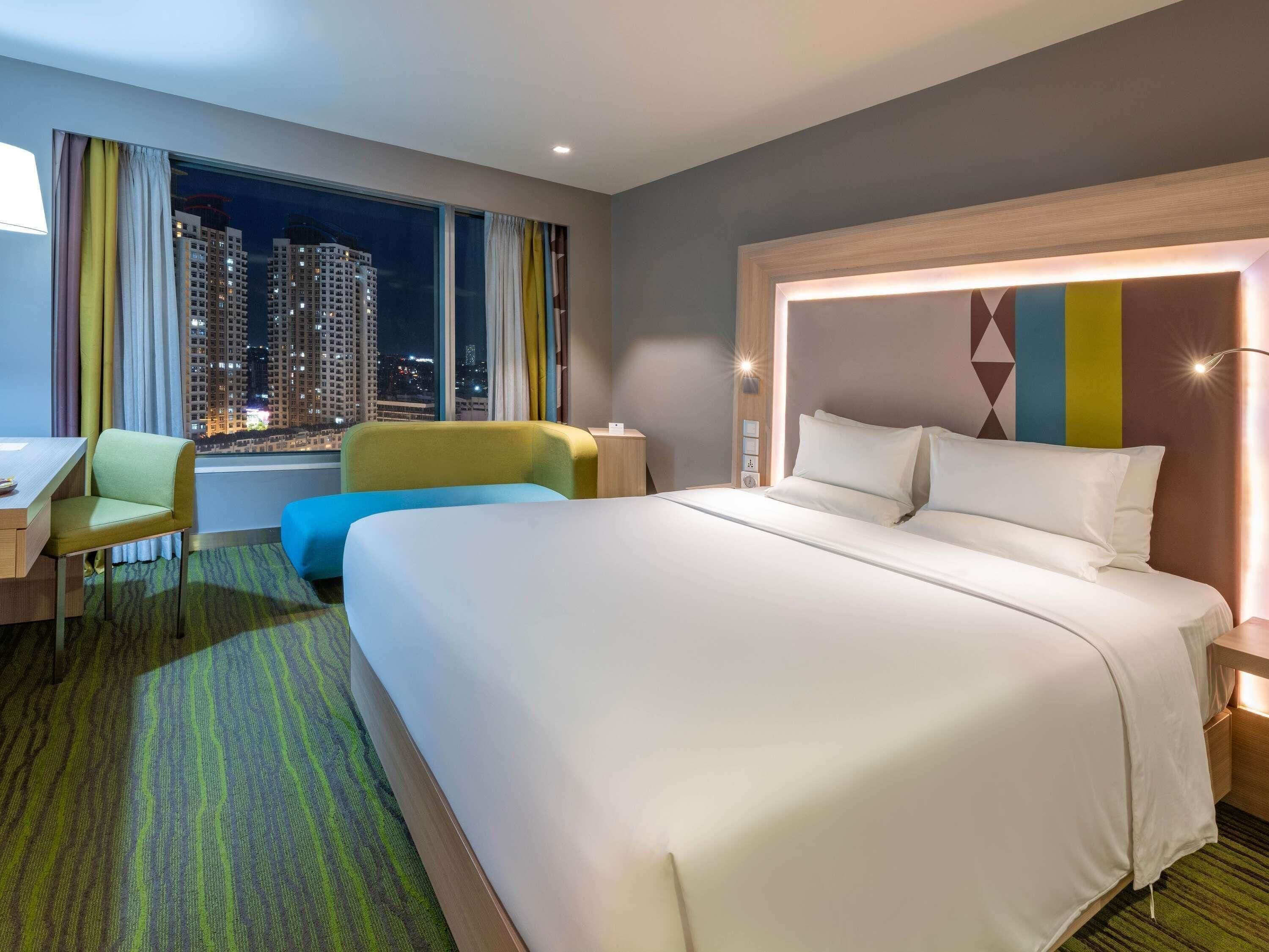 Habitación ejecutiva, 1 cama King size | Ropa de cama hipoalergénica y minibar 