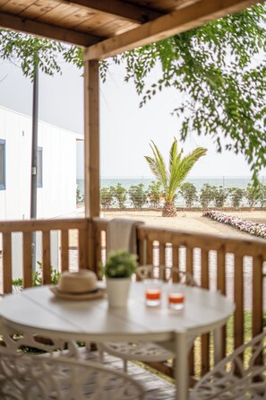 Trailer premium, aceita animais de estimação | Terraço/pátio