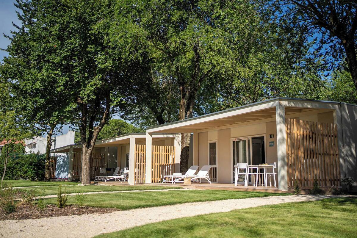 Mobile Home « Premier » | Draps italiens Frette, lits bébé (en supplément)