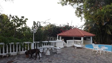 Poolside bar