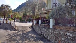 Entrada de la propiedad