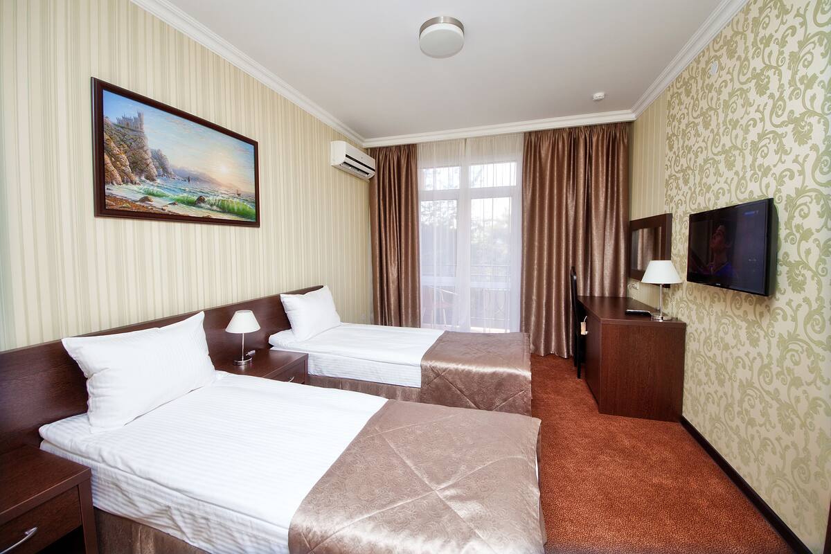 Minibar, in-room safe, desk, blackout curtains