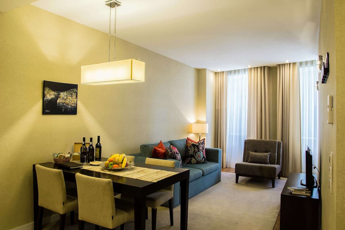 Apartment, 1 Bedroom, Kitchenette | Living area | LCD TV
