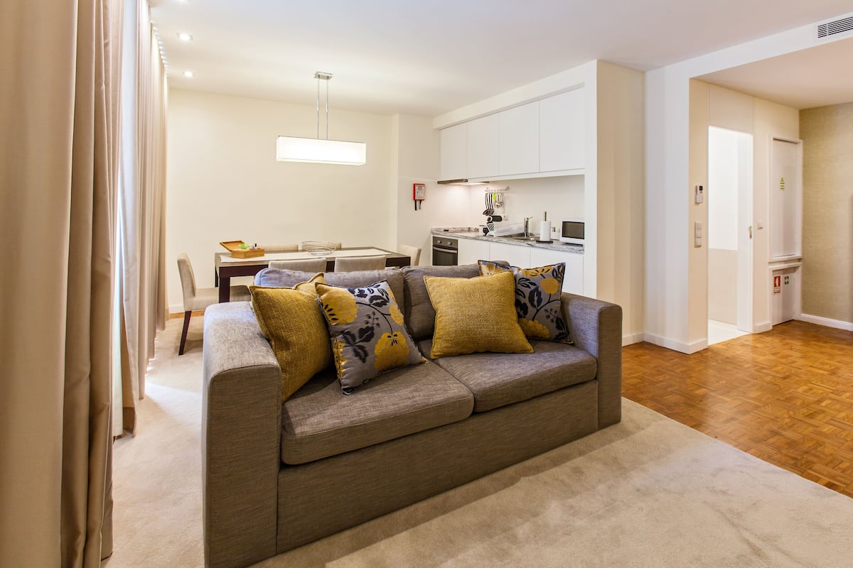 Apartment, 2 Bedrooms, Kitchenette | Living area | LCD TV