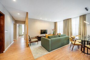 Panoramic-Apartment | Wohnbereich