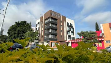 Voorkant van accommodatie