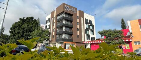 Façade de l’hébergement