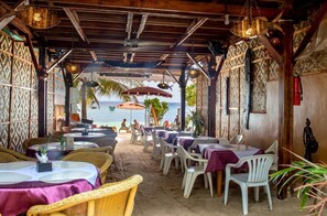 Breakfast, lunch, dinner served; international cuisine, beach views  - Hayahay Resort (Panglao)