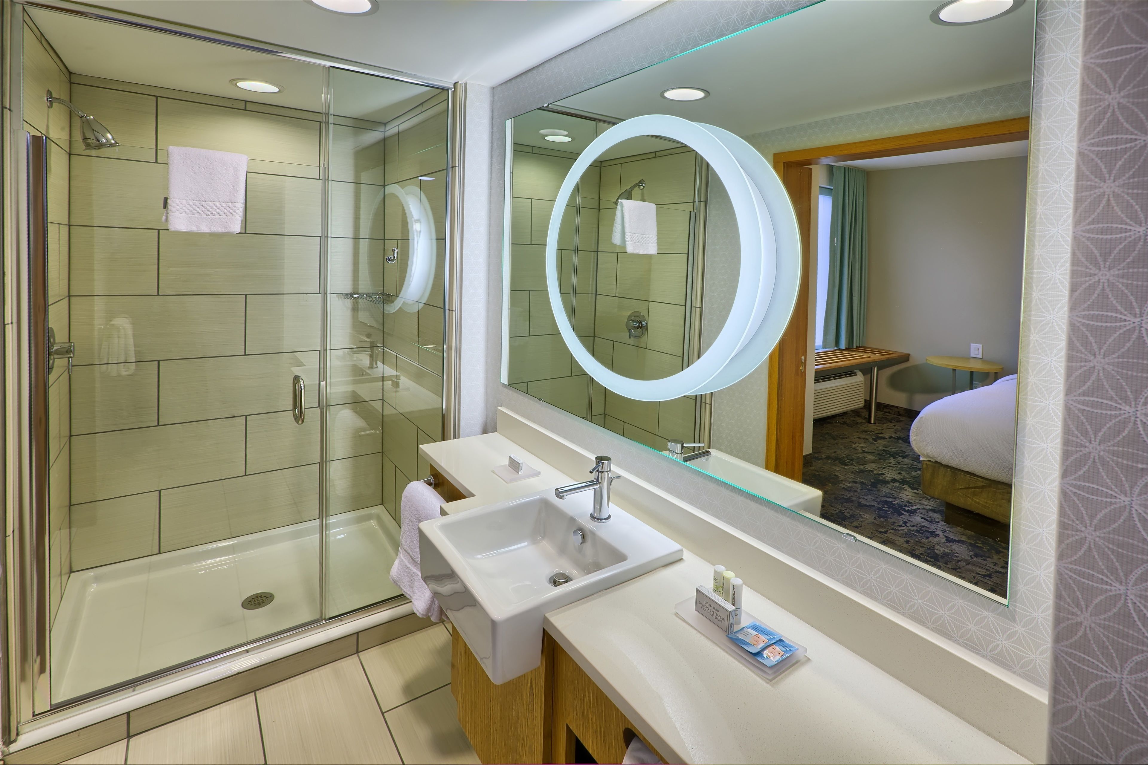 free toiletries, hair dryer, towels, soap