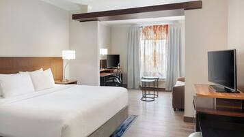 In-room safe, desk, laptop workspace, iron/ironing board