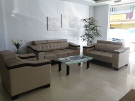 Zona de estar del vestíbulo