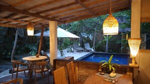 Breakfast area - Ortigia Tropical Lodge (Gili Trawangan)