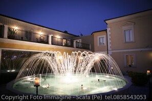 Front of property – evening/night
