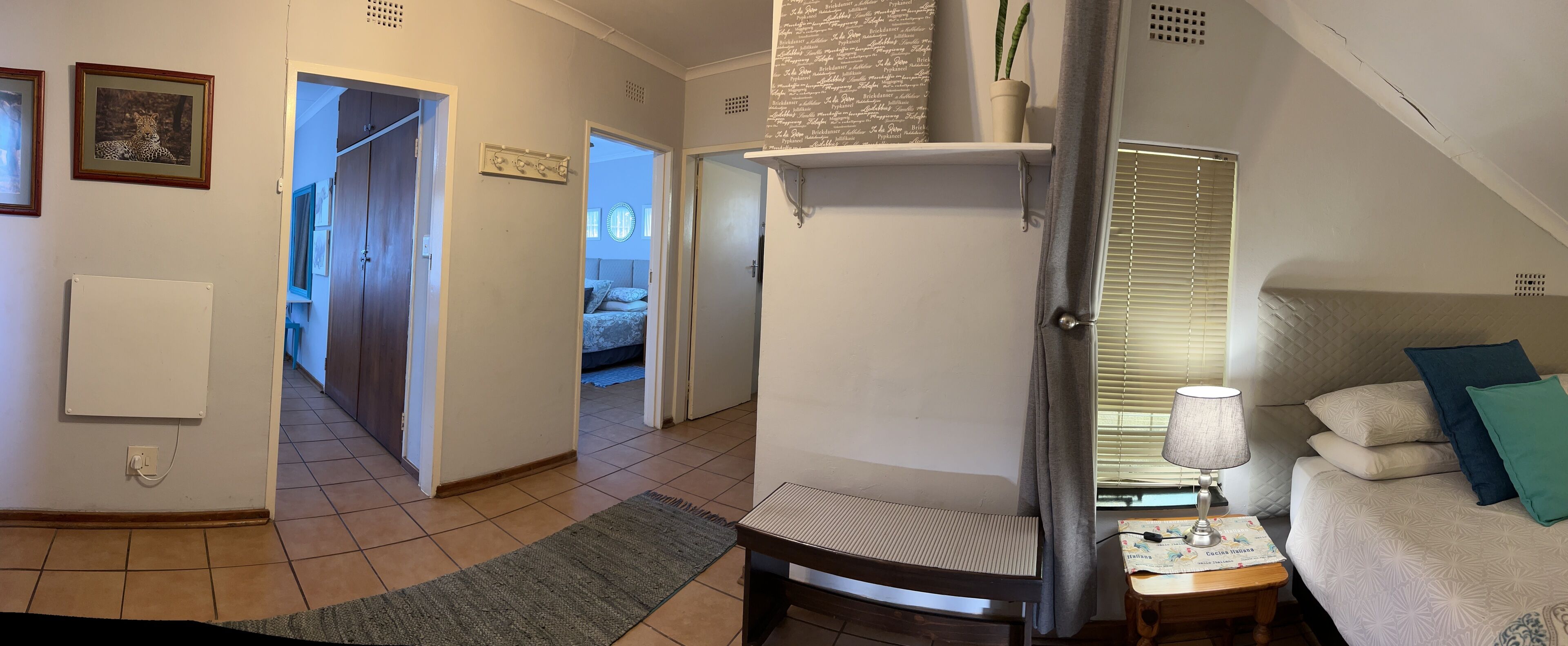 家庭公寓, 2 間臥室 (Apartment B) | 客房內保險箱、獨特裝潢、布置獨特、熨斗/熨衣板