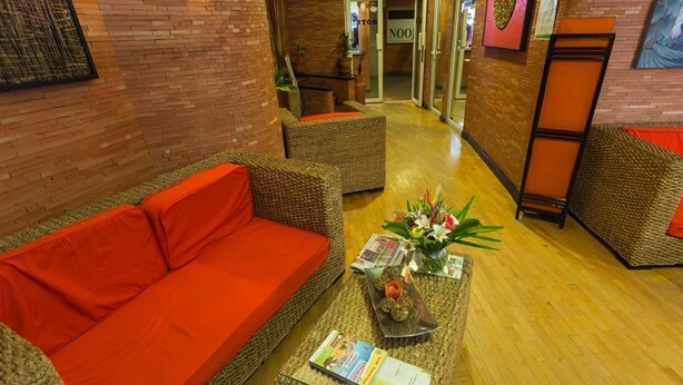 Sala de estar en el lobby