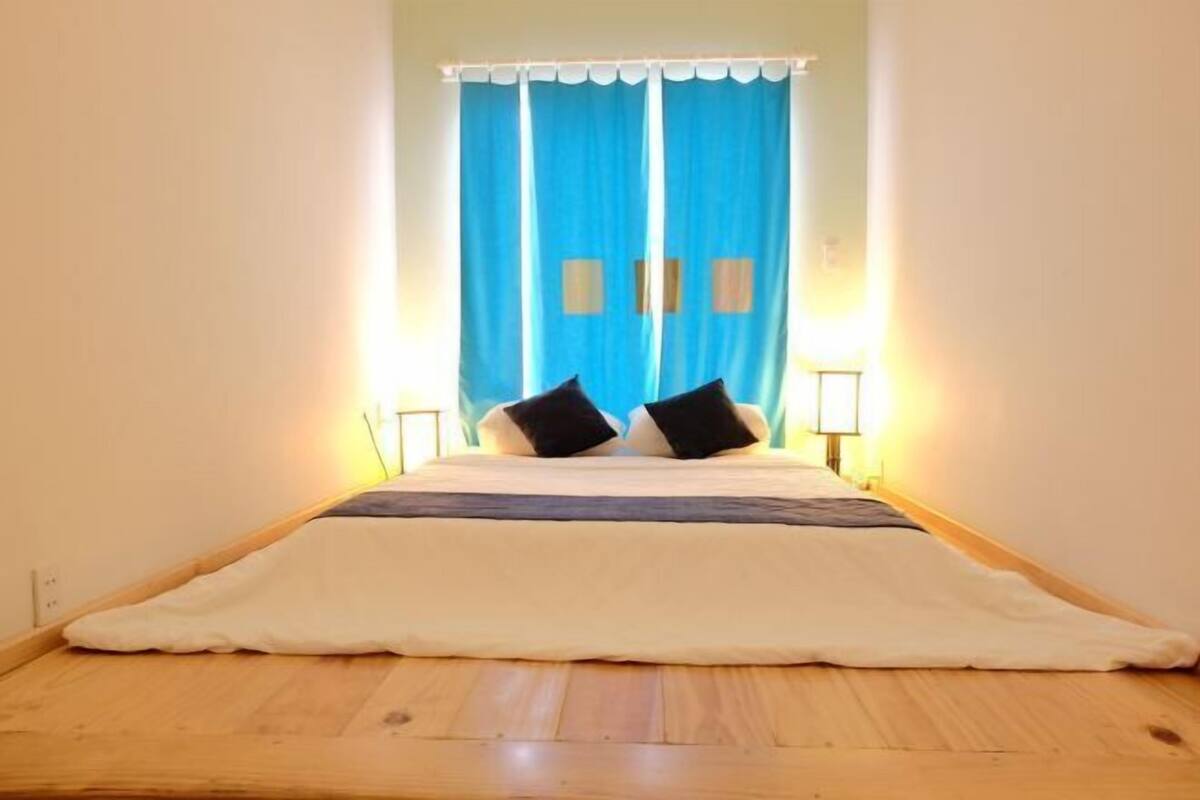 Individually decorated, individually furnished, desk, blackout curtains