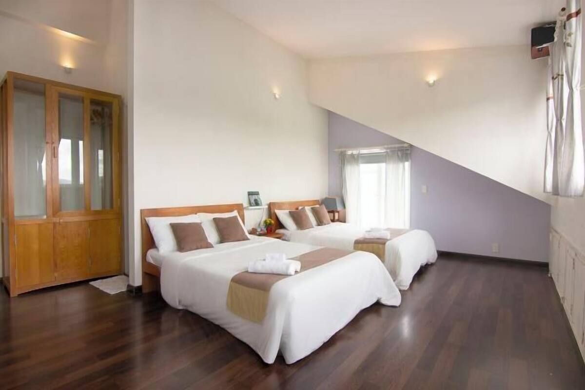 Individually decorated, individually furnished, desk, blackout curtains