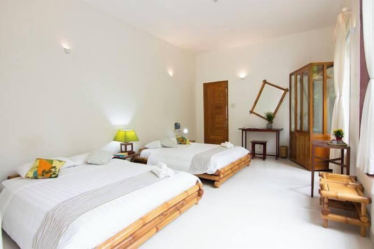 Individually decorated, individually furnished, desk, blackout curtains