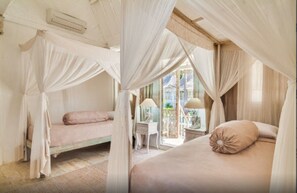 Standard Twin Room | In-room safe, desk, free WiFi, bed sheets - Palmeto Village (Gili Trawangan)