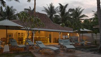 Front of property – evening/night