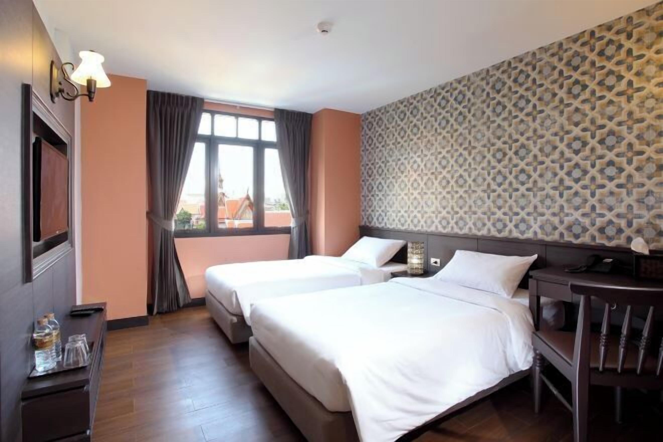 In-room safe, desk, laptop workspace, blackout curtains