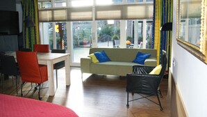 Familiekamer, Meerdere bedden (D) | Uitzicht op de tuin