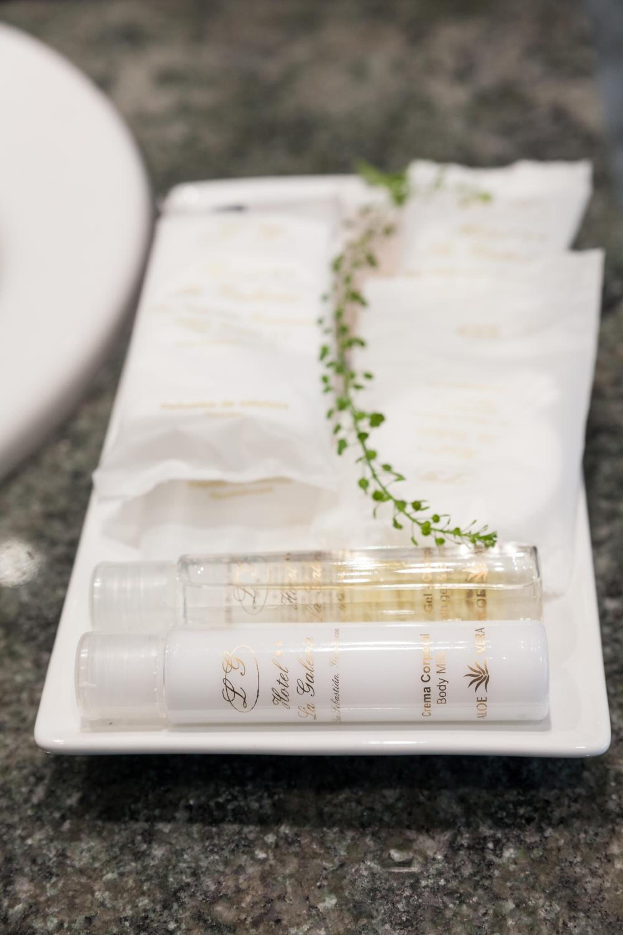 free toiletries, hair dryer, bathrobes, towels