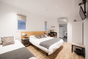 Free minibar items, in-room safe, desk, laptop workspace