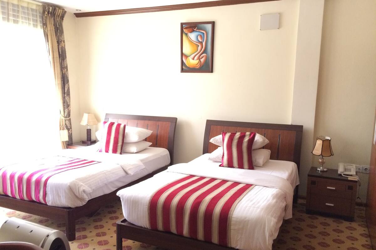 Deluxe Twin Room | Premium bedding, minibar, in-room safe, desk