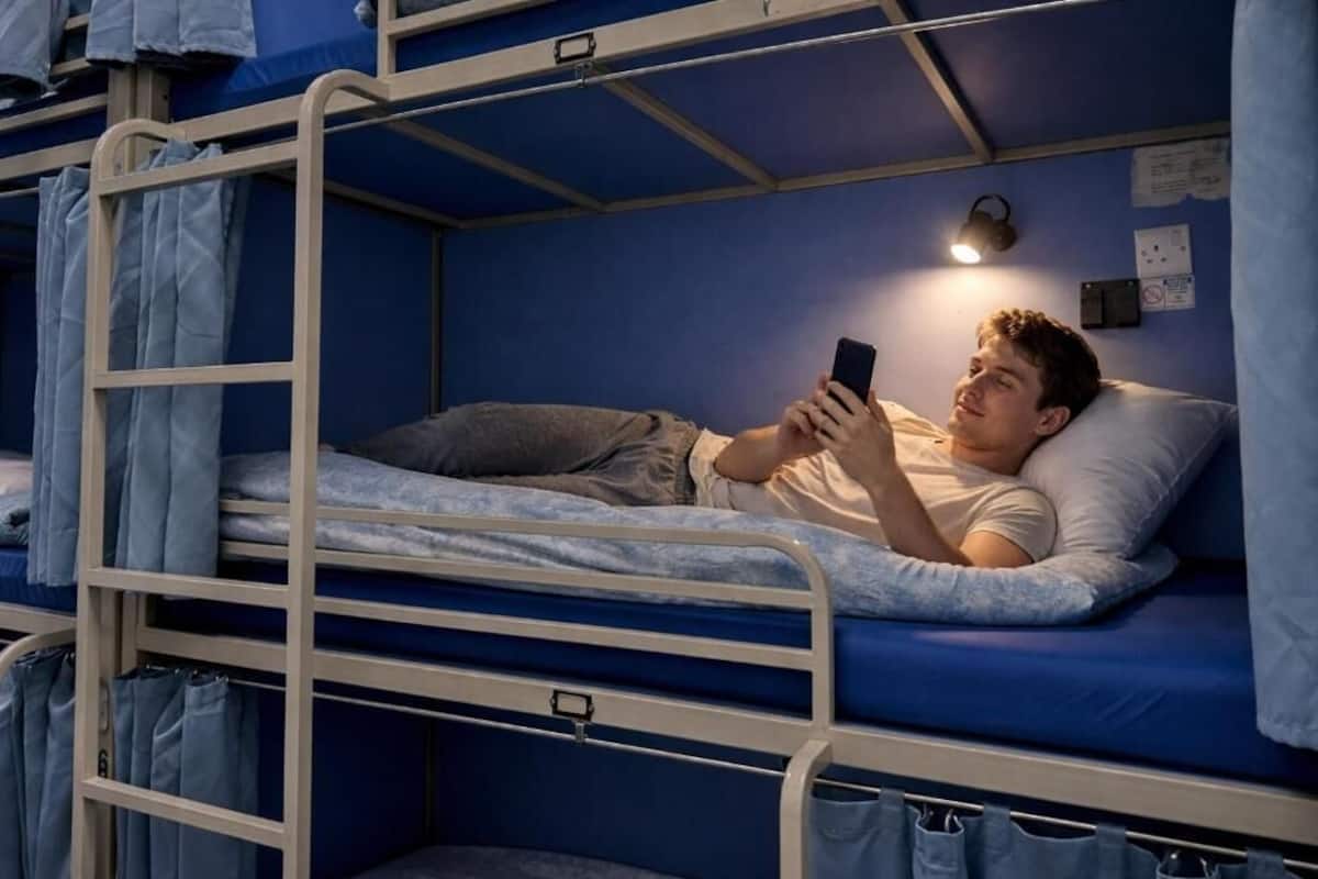 Dortoir partagé | Coffre-fort, accÚs au Wi-Fi (inclus), literie fournie