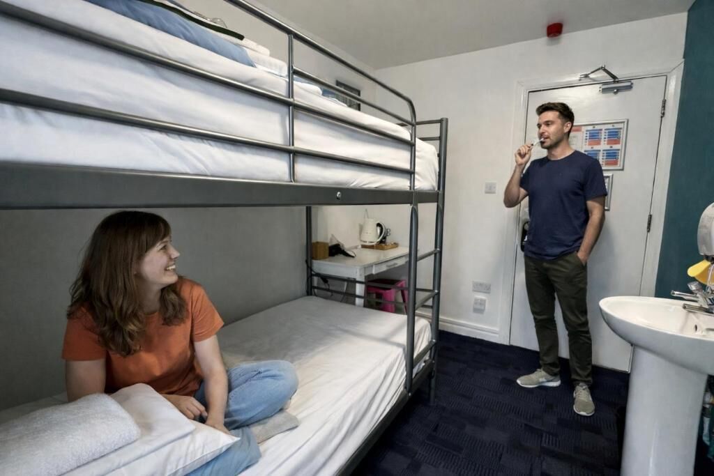 Private Twin Dorm (Ensuite) | Blackout drapes, free WiFi, bed sheets