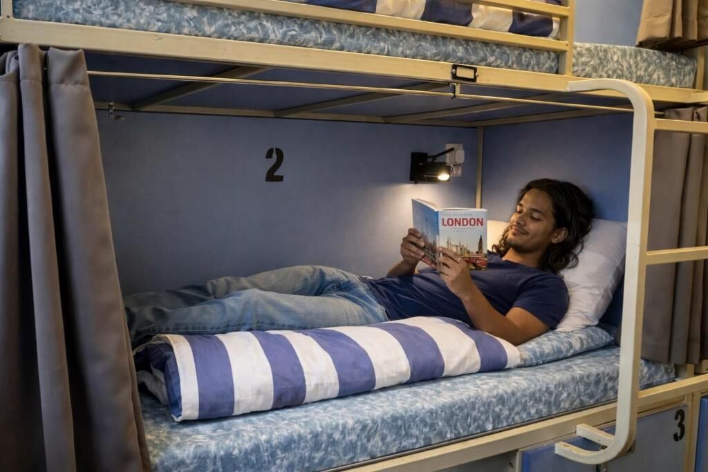 Blackout drapes, free WiFi, bed sheets