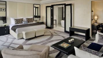 Minibar, in-room safe, desk, laptop workspace